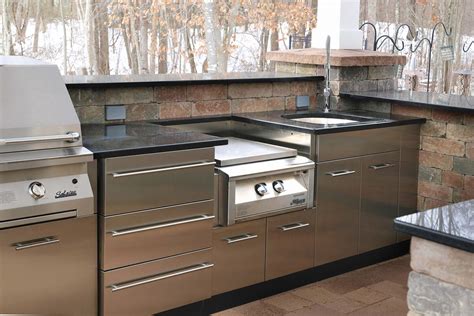 stainless steel outdoor kitchen cabinet doors|stainless steel exterior cabinet doors.